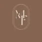 Minna Fathima logo monogram featuring initials MF inside an oval frame